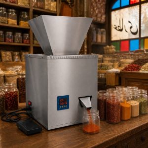 دستگاه پرکن پودر و گرانول نیمه اتومات